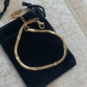 🌹 FREE w/purchase Solid stainless steel bracelet gold plating 4